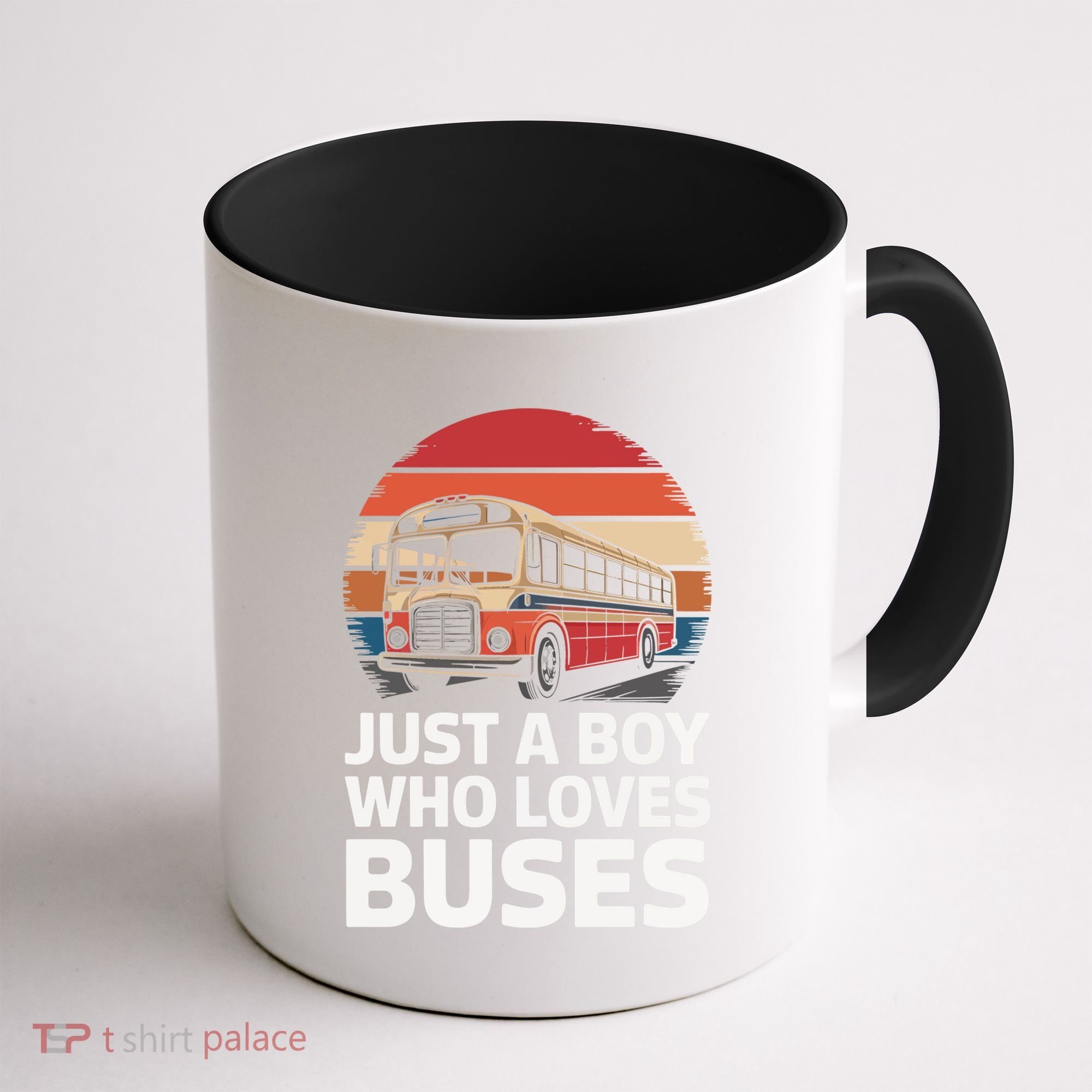 Bus Just A Who Loves Buses Cool Gift Coffee Mug