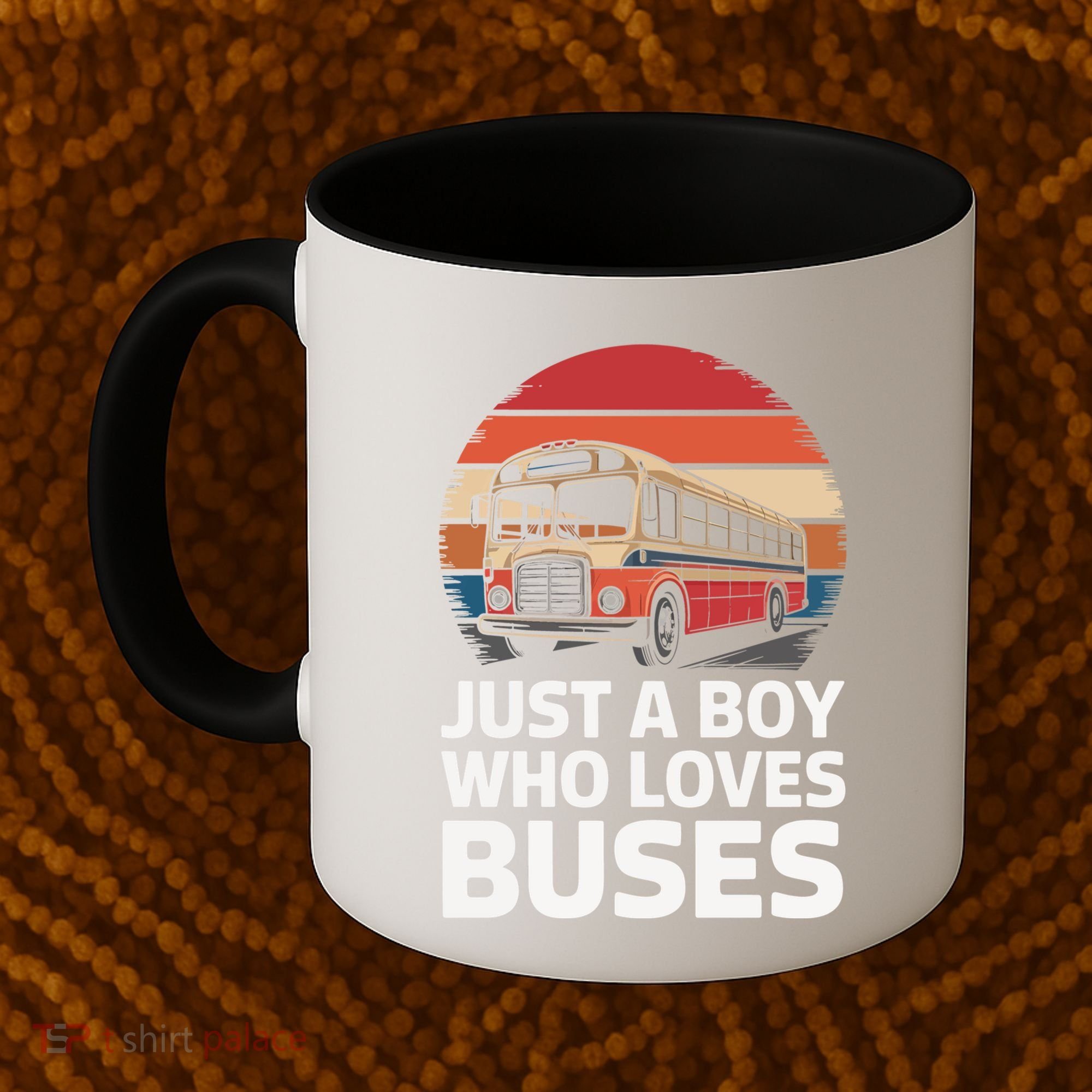 Bus Just A Who Loves Buses Cool Gift Coffee Mug