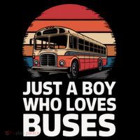 Bus Just A Who Loves Buses Cool Gift Ornament thumb 1