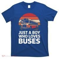 Bus Just A Who Loves Buses Cool Gift T-Shirt thumb 0
