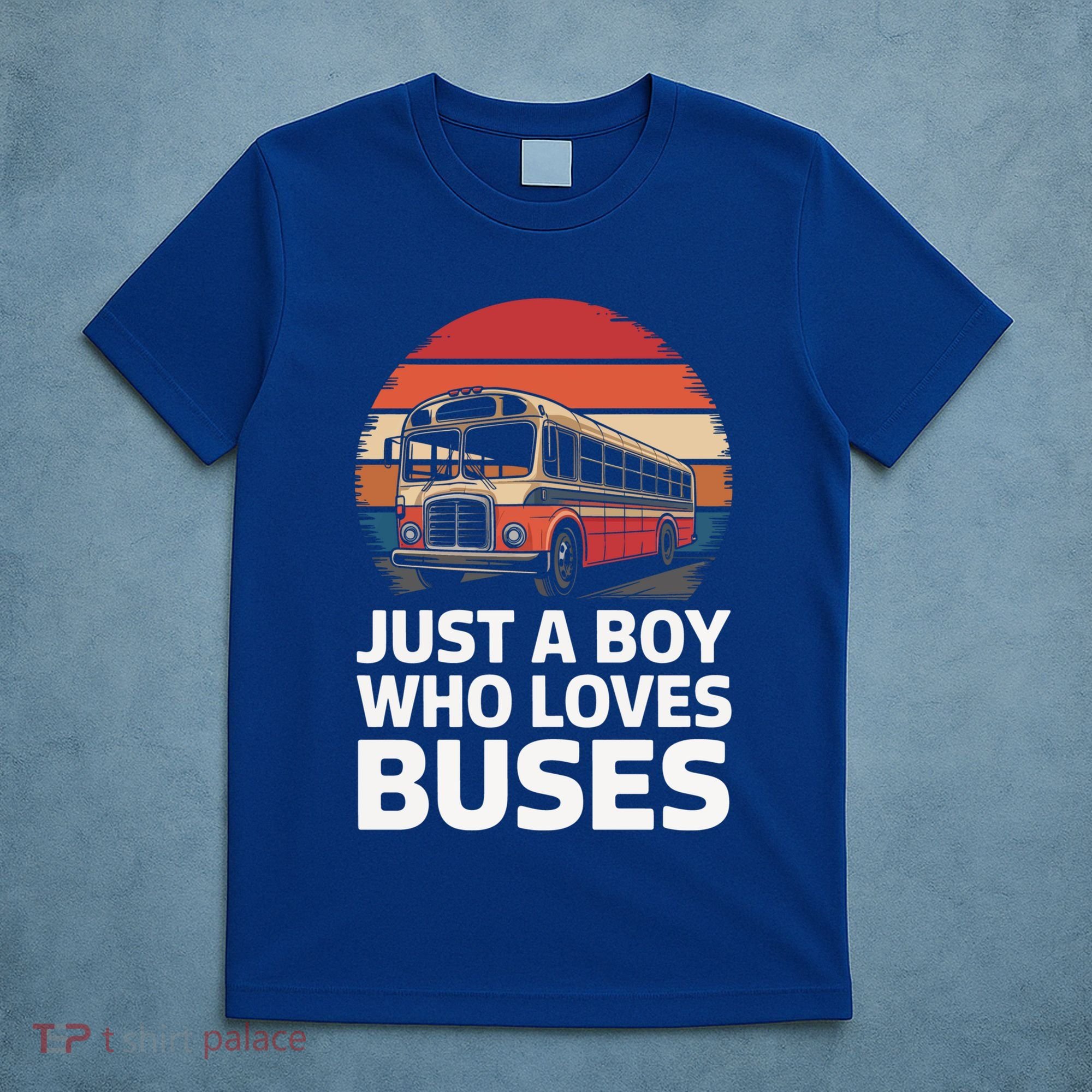Bus Just A Who Loves Buses Cool Gift T-Shirt