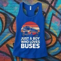 Bus Just A Who Loves Buses Cool Gift Women's Tank Top thumb 3