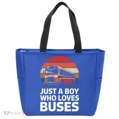 Bus Just A Who Loves Buses Cool Gift Tote Bag
