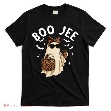 Boo JEE Boujee Ghost Halloween October Vibes T-Shirt