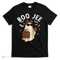 Boo JEE Boujee Ghost Halloween October Vibes T-Shirt thumb 0