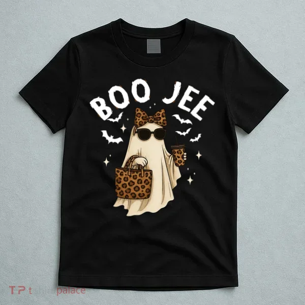 Boo JEE Boujee Ghost Halloween October Vibes T-Shirt