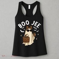 Boo JEE Boujee Ghost Halloween October Vibes Women's Tank Top thumb 3