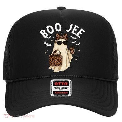 Boo JEE Boujee Ghost Halloween October Vibes Hat