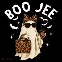 Boo JEE Boujee Ghost Halloween October Vibes Toddler Hoodie thumb 2