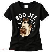 Boo JEE Boujee Ghost Halloween October Vibes Women's T-Shirt thumb 0