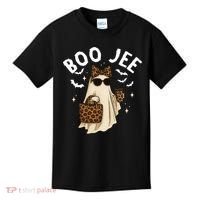 Boo JEE Boujee Ghost Halloween October Vibes Kids T-Shirt thumb 0