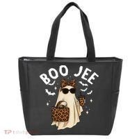 Boo JEE Boujee Ghost Halloween October Vibes Tote Bag thumb 0