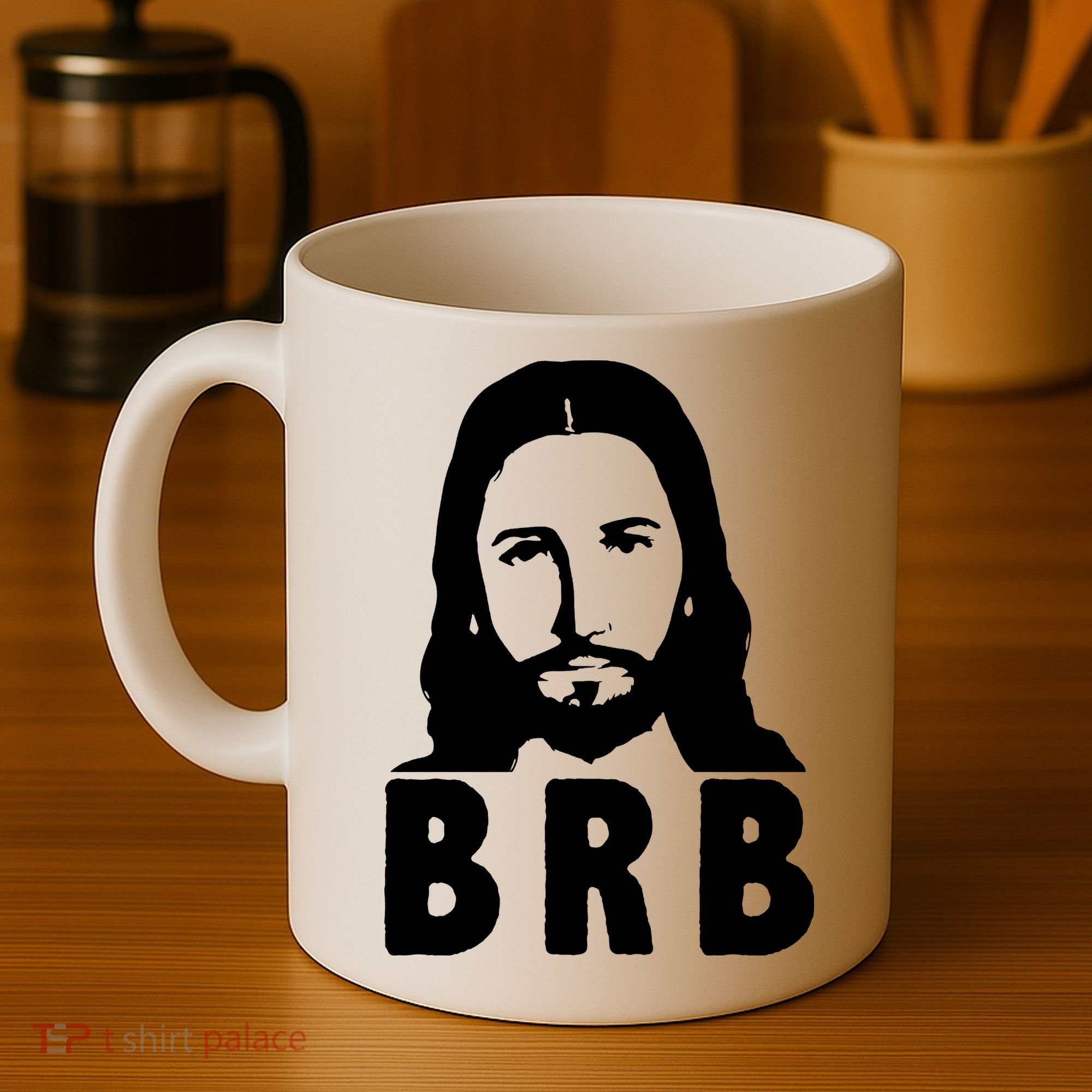 BRB Jesus Be Right Back Coffee Mug