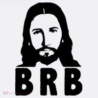 BRB Jesus Be Right Back Ornament thumb 1