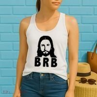 BRB Jesus Be Right Back Women's Tank Top thumb 2