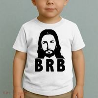 BRB Jesus Be Right Back Toddler T-Shirt thumb 2