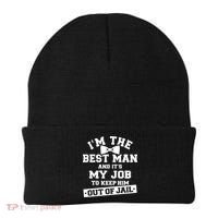 Best Jail Bachelor Party Gift Beanie thumb 0