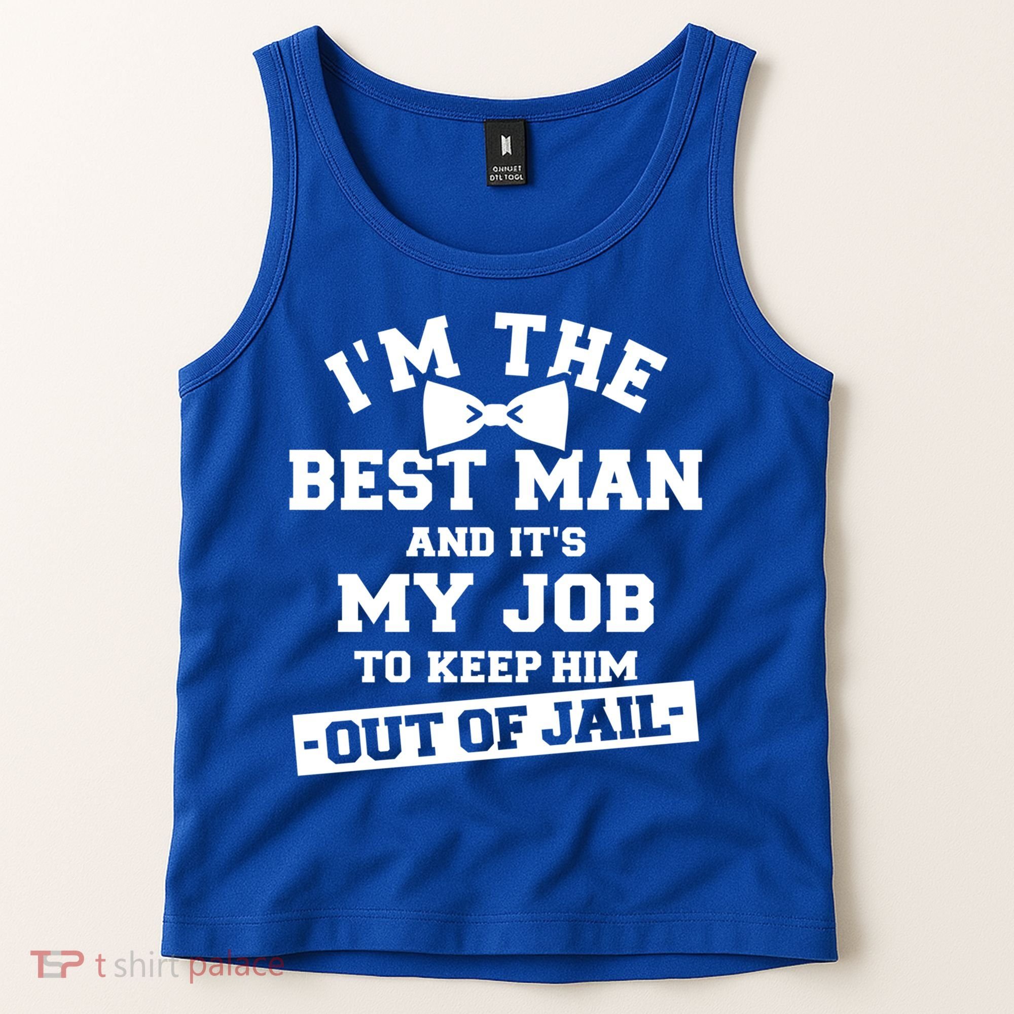 Best Jail Bachelor Party Gift Tank Top