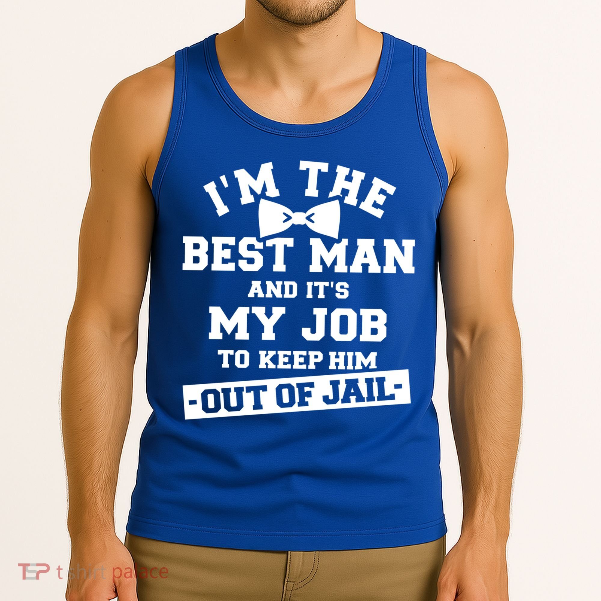 Best Jail Bachelor Party Gift Tank Top