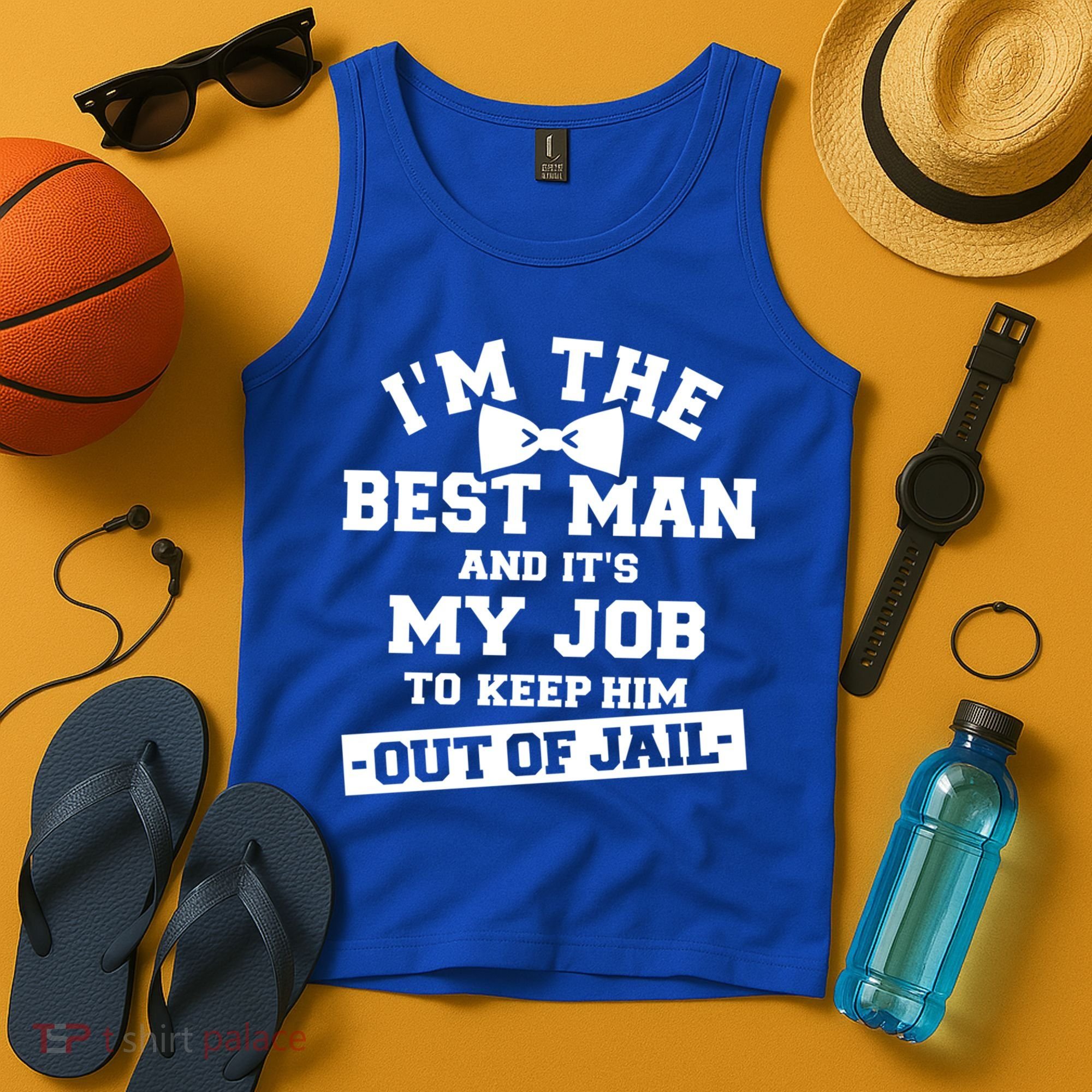 Best Jail Bachelor Party Gift Tank Top