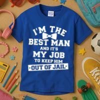 Best Jail Bachelor Party Gift Kids T-Shirt thumb 3