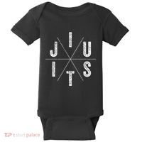 Brazilian Jiu-jitsu BJJ The cross face position Baby Bodysuit thumb 0