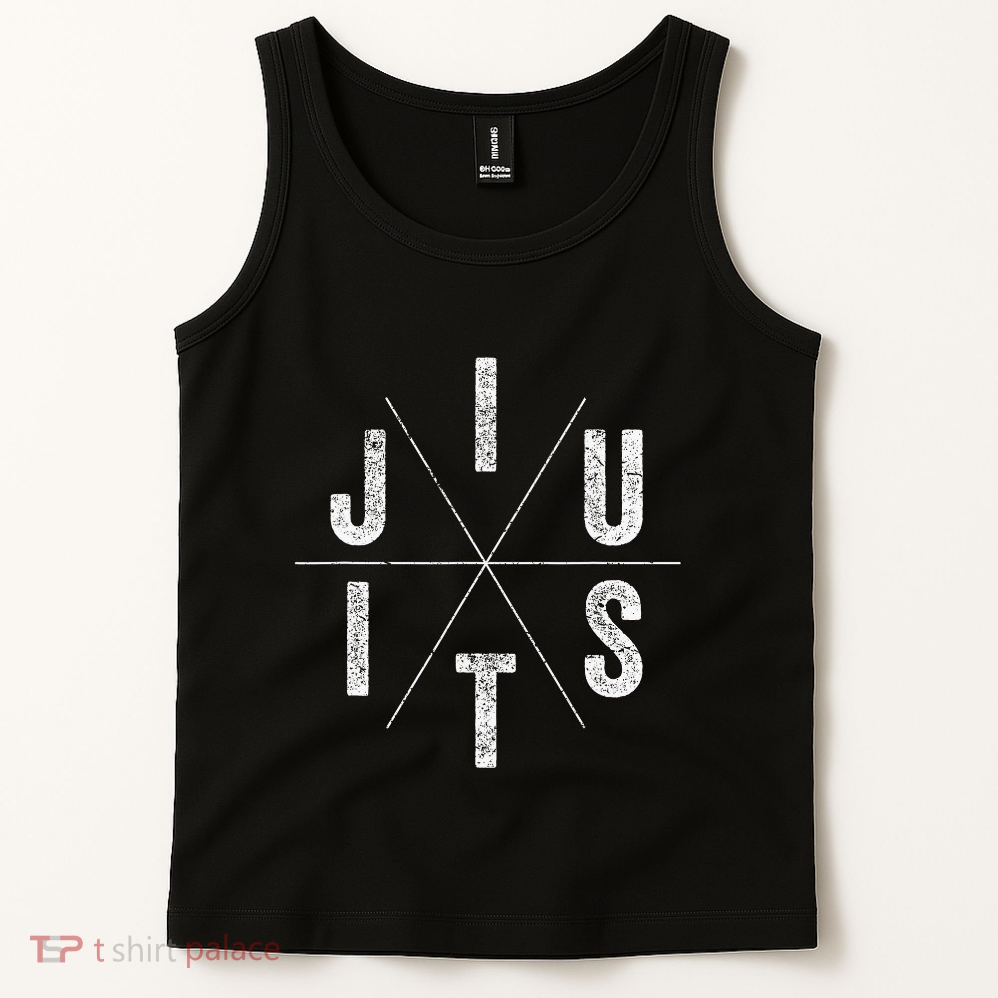 Brazilian Jiu-jitsu BJJ The cross face position Tank Top
