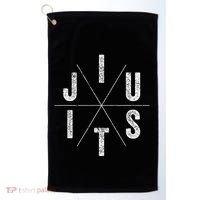 Brazilian Jiu-jitsu BJJ The cross face position Golf Towel thumb 0