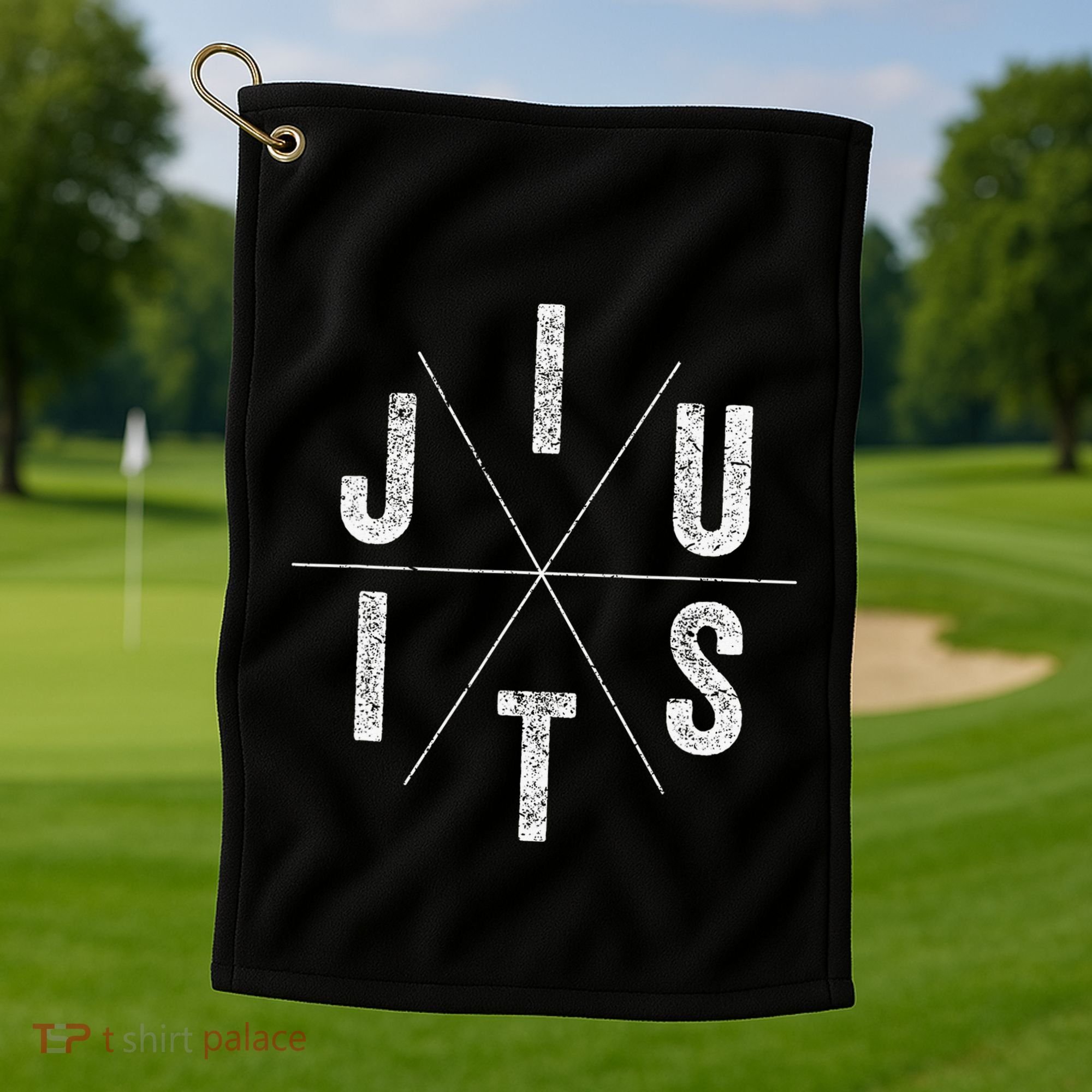Brazilian Jiu-jitsu BJJ The cross face position Golf Towel