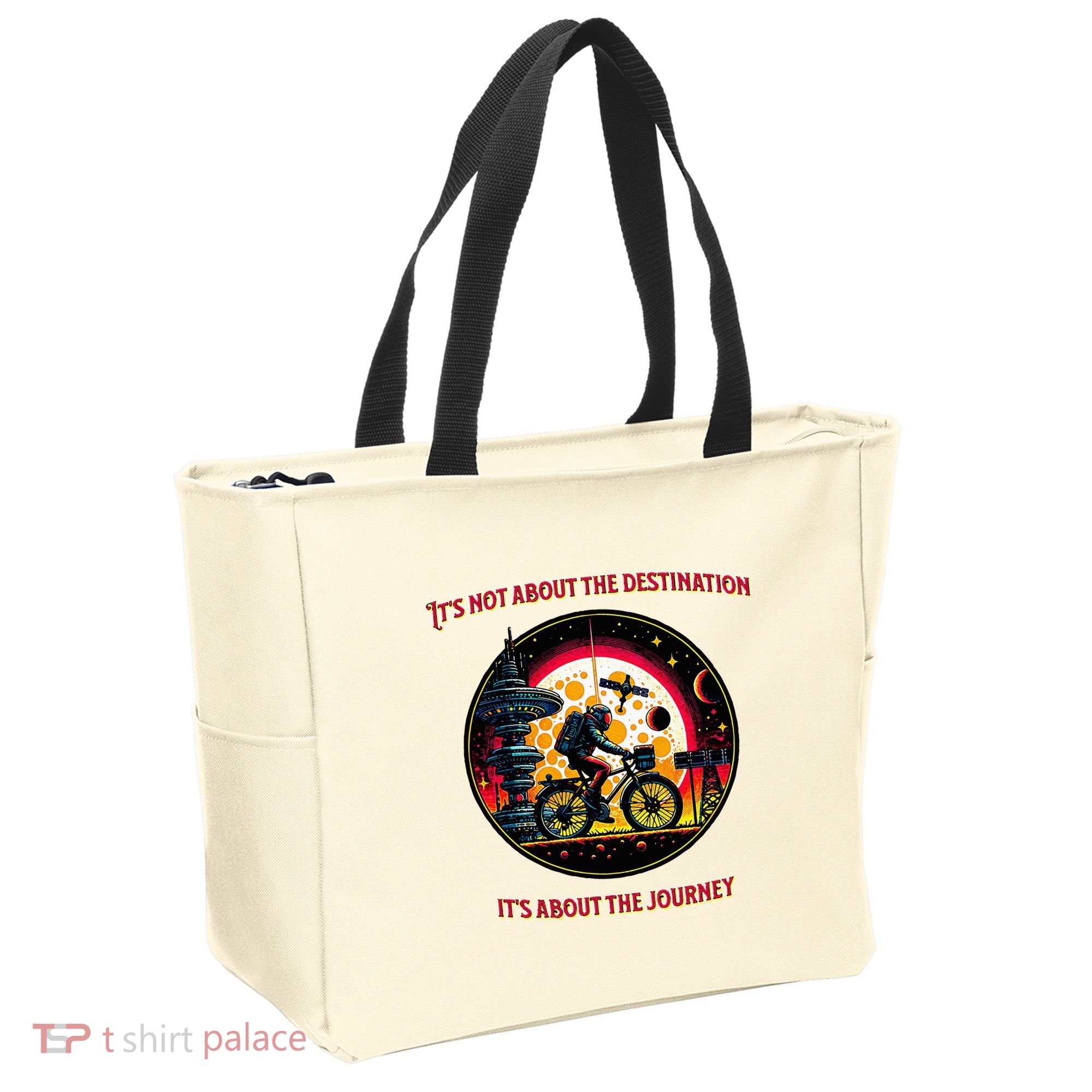 Bike Journey Tote Bag