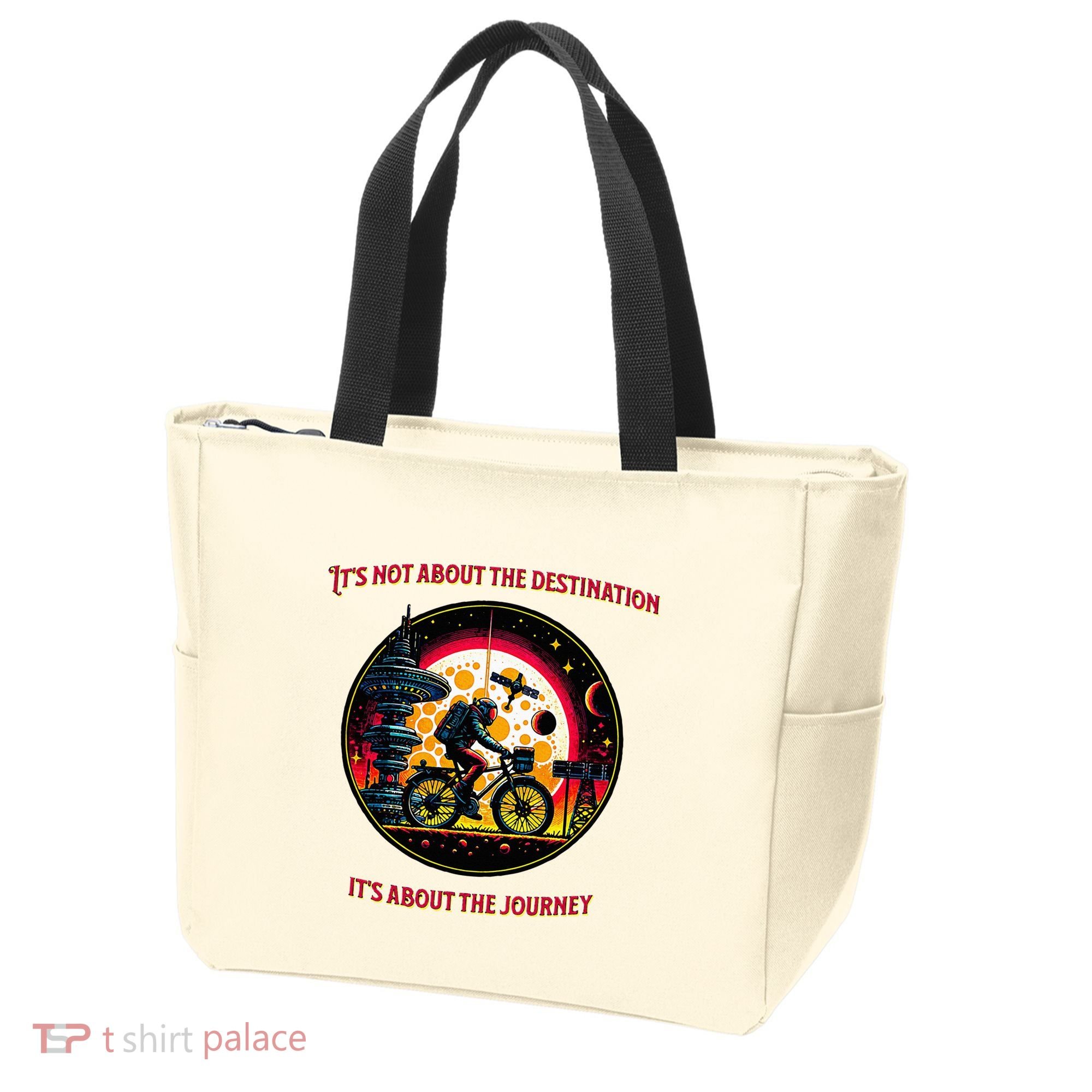 Bike Journey Tote Bag