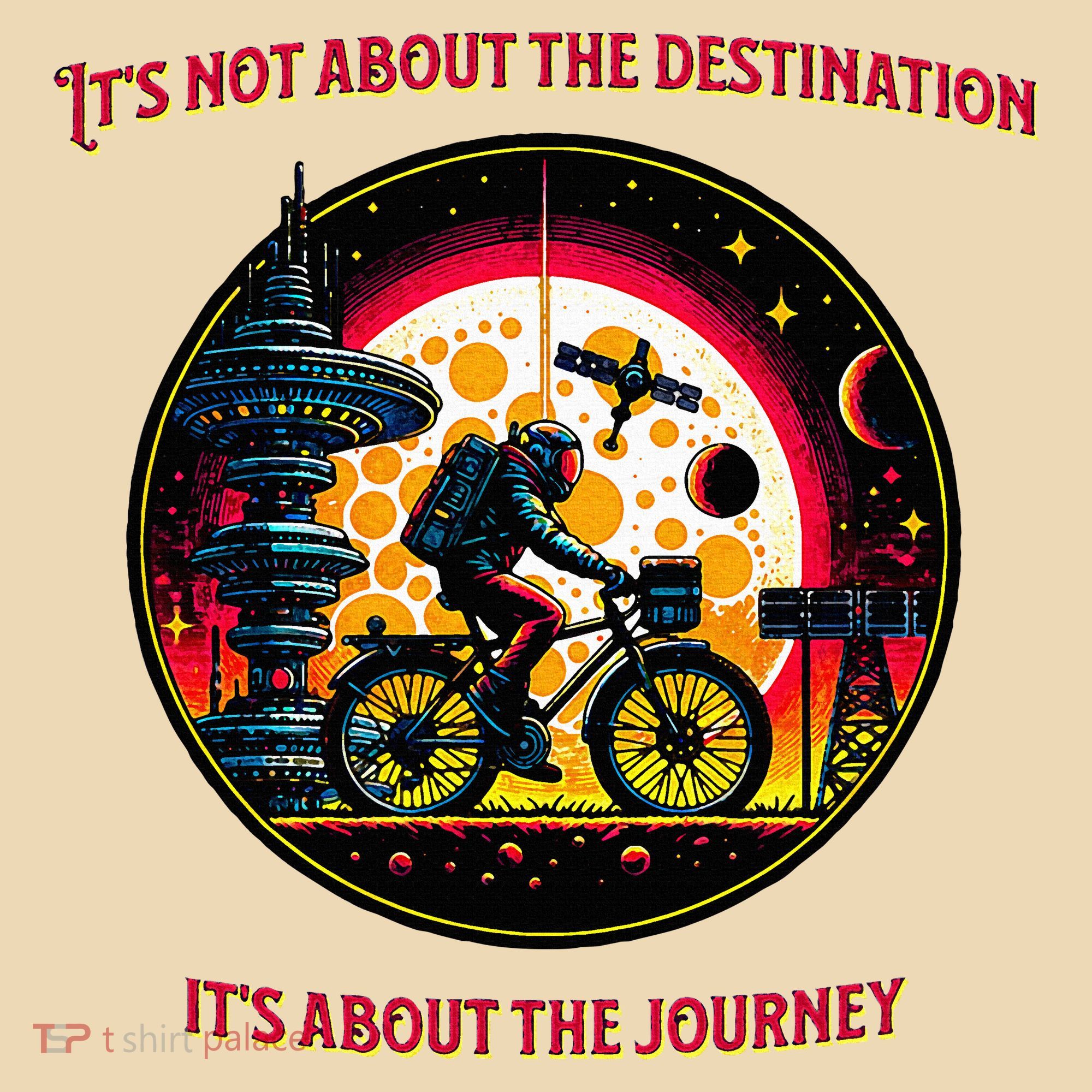 Bike Journey Tote Bag