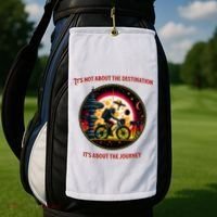 Bike Journey Golf Towel thumb 2