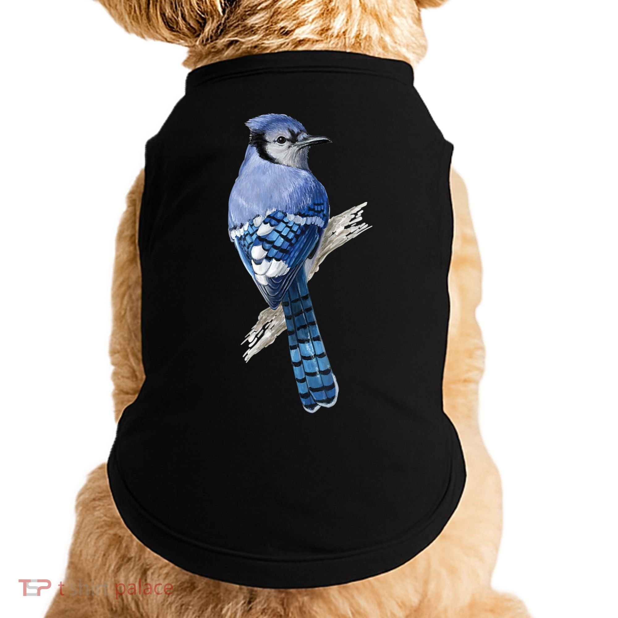 Blue Jay Bird Doggie Tank
