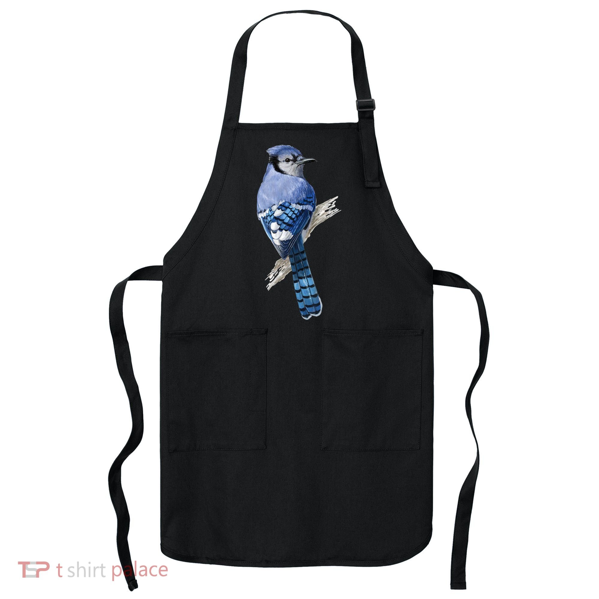 Blue Jay Bird Apron