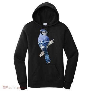 Blue Jay Bird Women's Hoodie