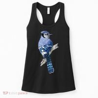 Blue Jay Bird Women's Tank Top thumb 0