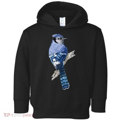 Blue Jay Bird Toddler Hoodie