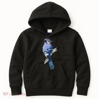 Blue Jay Bird Kids Hoodie thumb 0