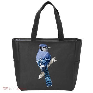 Blue Jay Bird Tote Bag