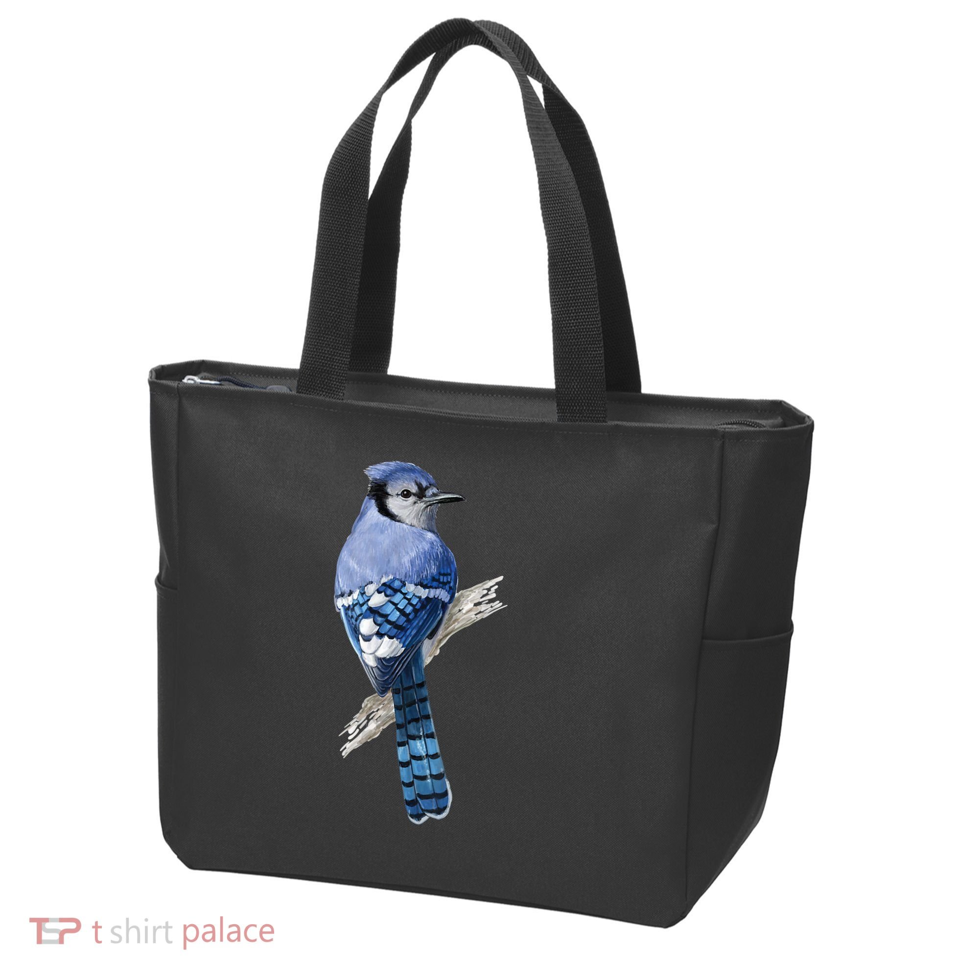 Blue Jay Bird Tote Bag
