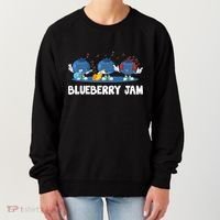Blueberry Jam Blueberries Partying Funny Blueberry Lover Gift Women's Sweatshirt thumb 0