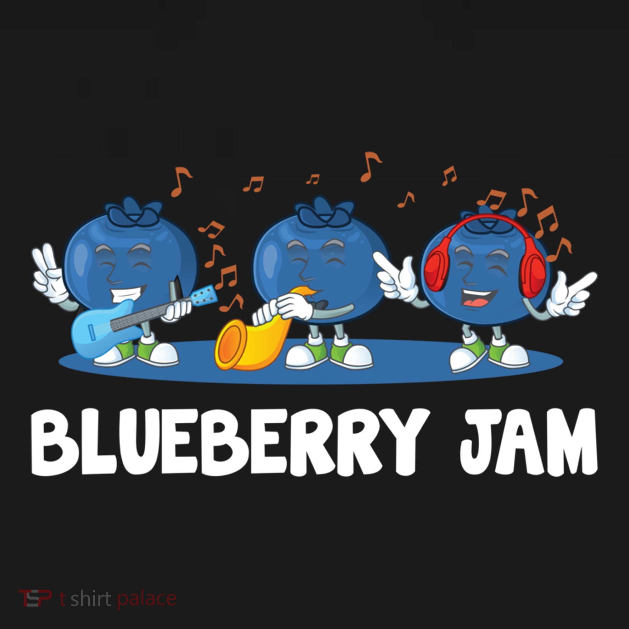 Blueberry Jam Blueberries Partying Funny Blueberry Lover Gift Doggie Tank