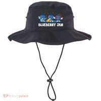 Blueberry Jam Blueberries Partying Funny Blueberry Lover Gift Bucket Hat thumb 0