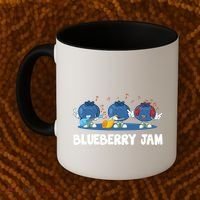 Blueberry Jam Blueberries Partying Funny Blueberry Lover Gift Coffee Mug thumb 2