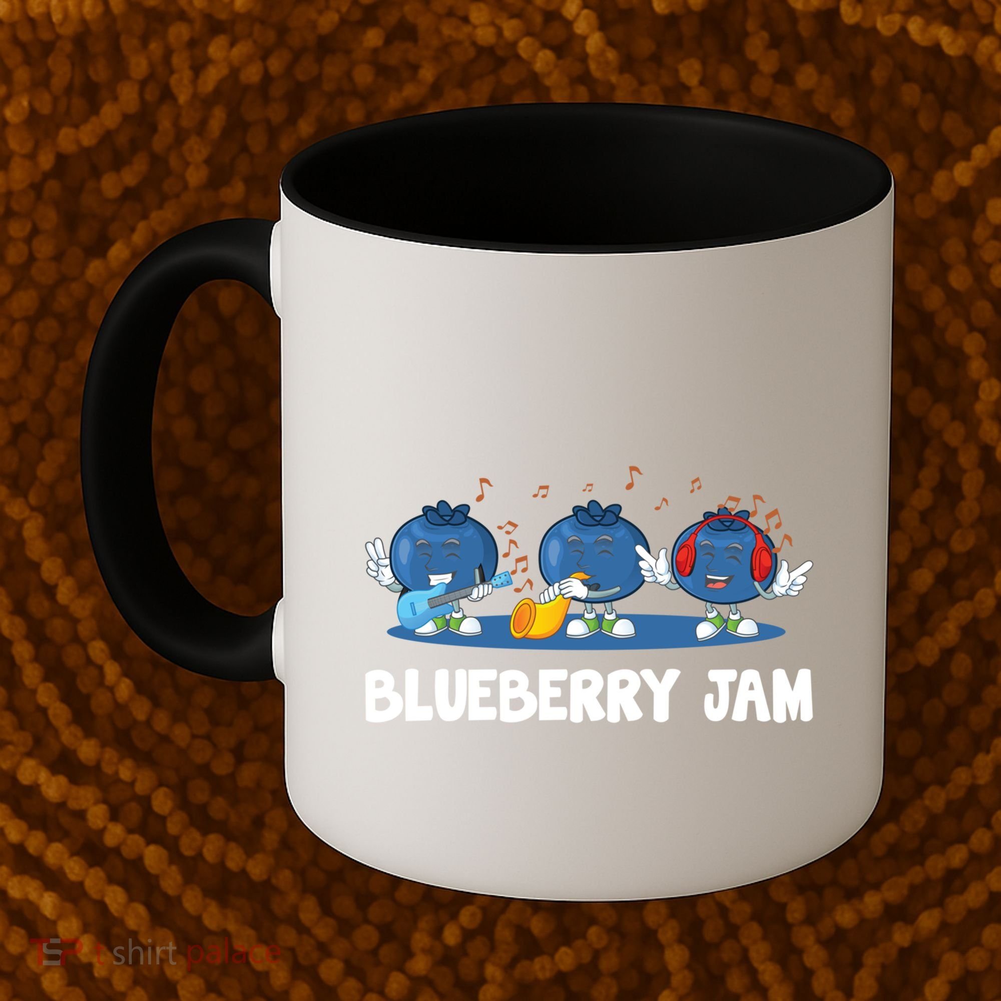 Blueberry Jam Blueberries Partying Funny Blueberry Lover Gift Coffee Mug