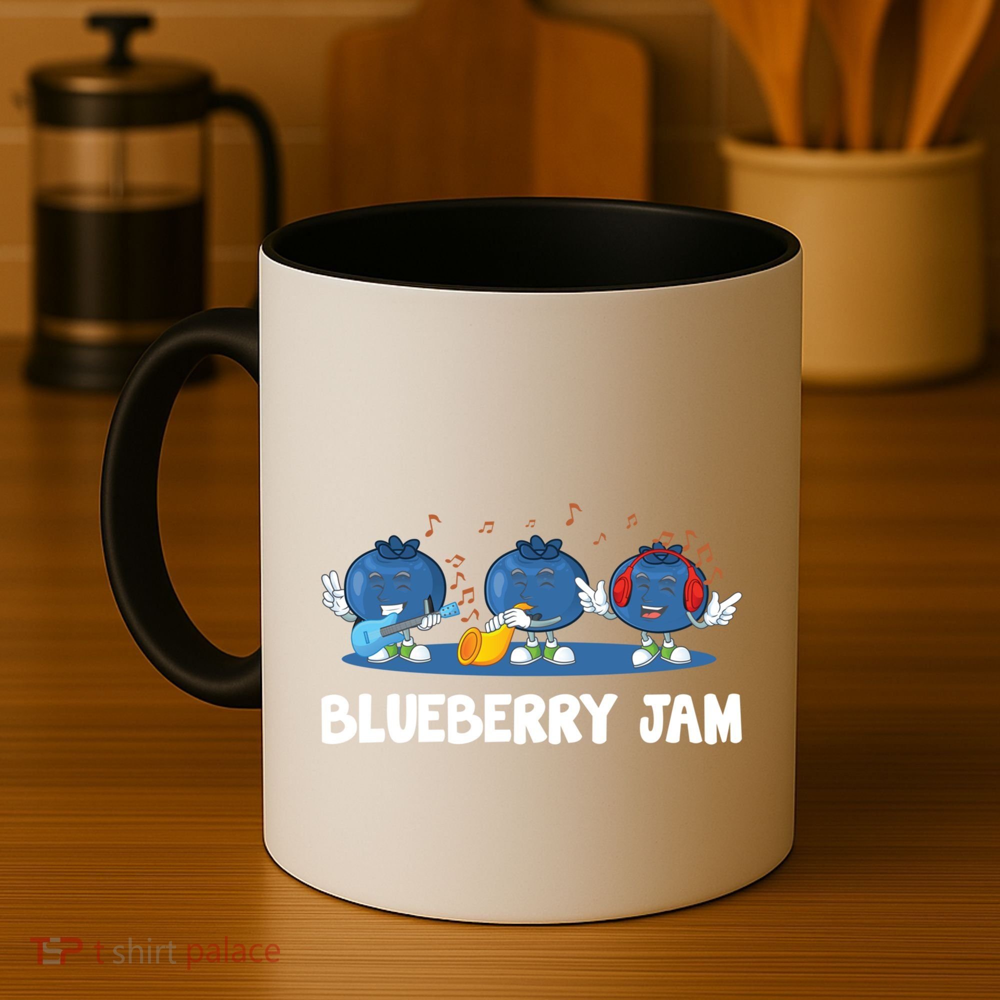 Blueberry Jam Blueberries Partying Funny Blueberry Lover Gift Coffee Mug