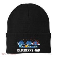 Blueberry Jam Blueberries Partying Funny Blueberry Lover Gift Beanie thumb 0