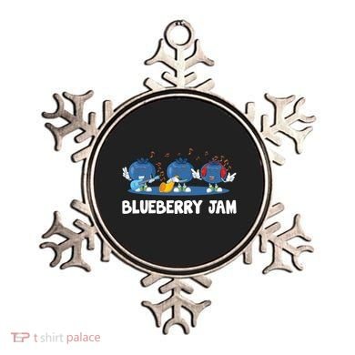 Blueberry Jam Blueberries Partying Funny Blueberry Lover Gift Ornament