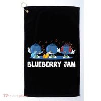 Blueberry Jam Blueberries Partying Funny Blueberry Lover Gift Golf Towel thumb 0